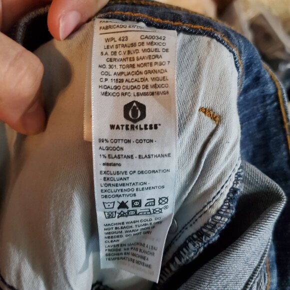 Signature By Levi Strauss Jeans Men 38x32 Blue Bootcut Stretch Denim *NWT* - Picture 5 of 16